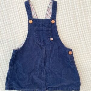 Zara Navy Corduroy Kids Overalls